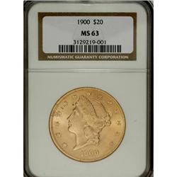 1900 $20 MS63 NGC