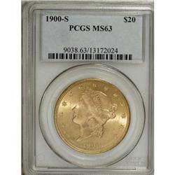 1900-S $20 MS63 PCGS