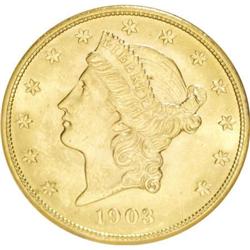 1903 $20 MS63 NGC