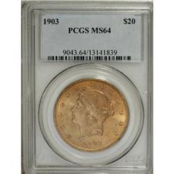 1903 $20 MS64 PCGS