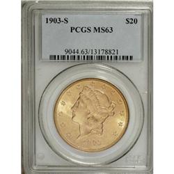 1903-S $20 MS63 PCGS