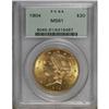 Image 1 : 1904 $20 MS61 PCGS