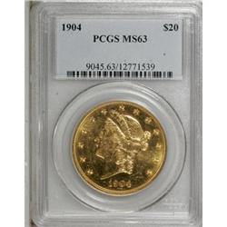 1904 $20 MS63 PCGS