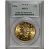 Image 1 : 1904 $20 MS64 PCGS
