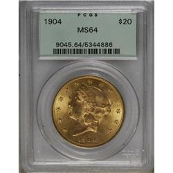 1904 $20 MS64 PCGS