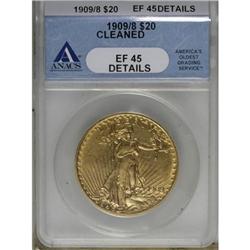 1909/8 $20 XF45 ANACS