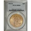 Image 1 : 1914-D $20 MS64 PCGS