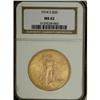 Image 1 : 1914-S $20 MS62 NGC