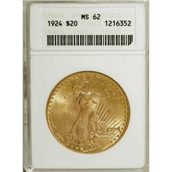 1924 $20 MS62 ANACS