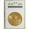 Image 1 : 1924 $20 MS62 ANACS