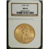 Image 1 : 1924 $20 MS64 NGC