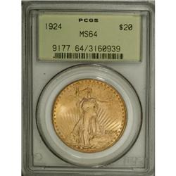 1924 $20 MS64 PCGS