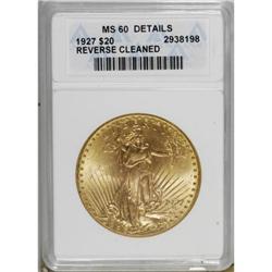 1927 $20 MS60 ANACS