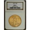Image 1 : 1927 $20 MS61 NGC