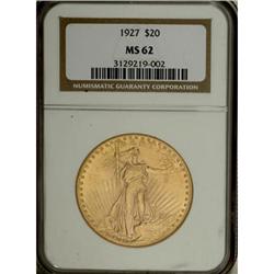 1927 $20 MS62 NGC