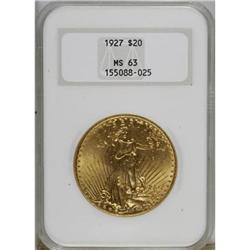 1927 $20 MS63 NGC