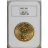 Image 1 : 1927 $20 MS63 NGC