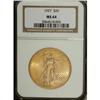 Image 1 : 1927 $20 MS64 NGC