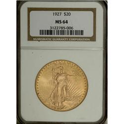 1927 $20 MS64 NGC