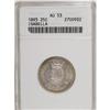 Image 1 : 1893 25C Isabella Quarter AU53 ANACS