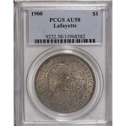 1900 $1 Lafayette Dollar AU58 PCGS