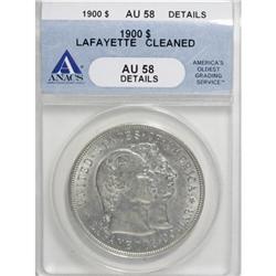 1900 $1 Lafayette Dollar AU58 ANACS