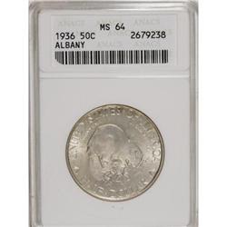 1936 50C Albany MS64 ANACS