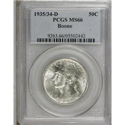 1935/34-D 50C Boone MS66 PCGS