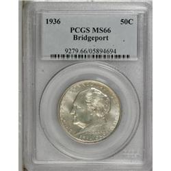 1936 50C Bridgeport MS66 PCGS