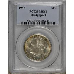 1936 50C Bridgeport MS66 PCGS