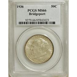 1936 50C Bridgeport MS66 PCGS