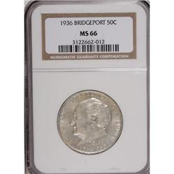 1936 50C Bridgeport MS66 NGC