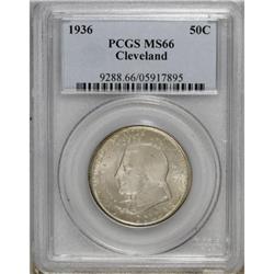 1936 50C Cleveland MS66 PCGS