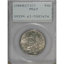 1935 50C Connecticut MS63 PCGS
