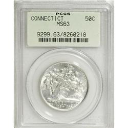 1935 50C Connecticut MS63 PCGS
