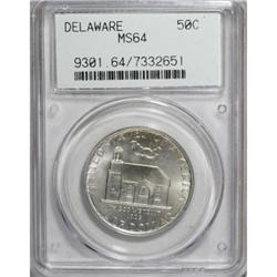 1936 50C Delaware MS64 PCGS