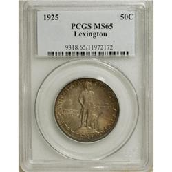 1925 50C Lexington MS65 PCGS
