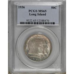 1936 50C Long Island MS65 PCGS