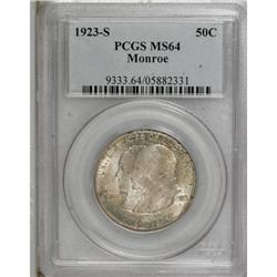 1923-S 50C Monroe MS64 PCGS