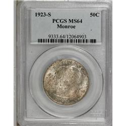 1923-S 50C Monroe MS64 PCGS