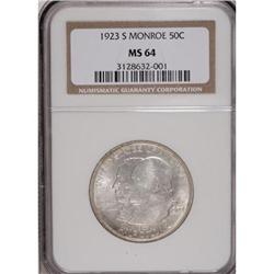 1923-S 50C Monroe MS64 NGC