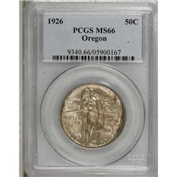 1926 50C Oregon MS66 PCGS
