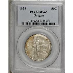 1928 50C Oregon MS66 PCGS