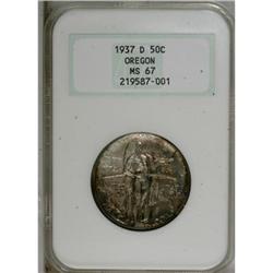 1937-D 50C Oregon MS67 NGC
