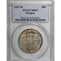 1937-D 50C Oregon MS67 PCGS