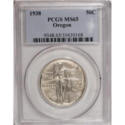 1938 50C Oregon MS65 PCGS