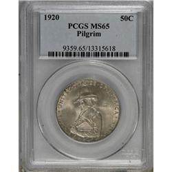 1920 50C Pilgrim MS65 PCGS