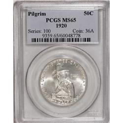 1920 50C Pilgrim MS65 PCGS