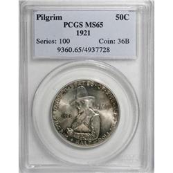 1921 50C Pilgrim MS65 PCGS