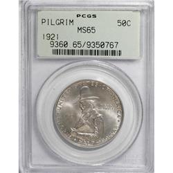 1921 50C Pilgrim MS65 PCGS